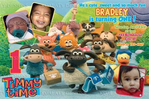 Timmy Time Birthday Invitations Or Thank You Cards Flickr