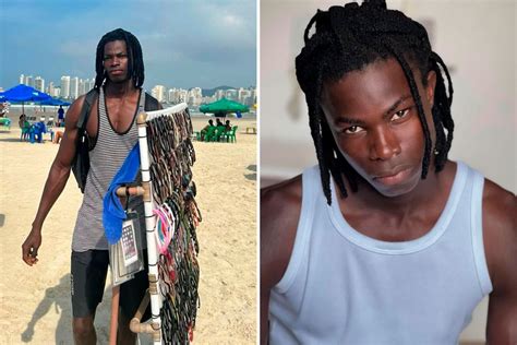 Jovem senegalês que vendia óculos de sol na praia se torna modelo no Brasil O Segredo