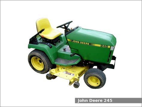 John Deere 245 Lawn And Garden Tractor Review And Specs Tractor Specs