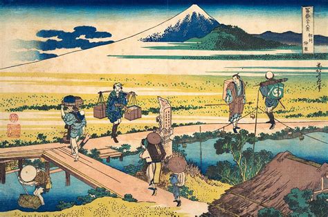 Nakahara In Sagami Province Painting By Katsushika Hokusai