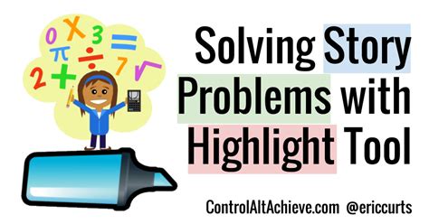 How to solve math story problems with the Google Docs add-on Highlight Tool. | Story problems ...