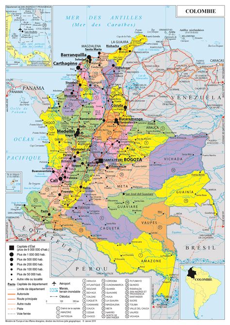 Présentation 91 imagen carte de colombie fr thptnganamst edu vn