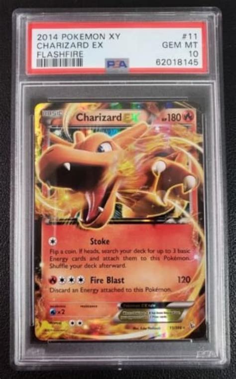 Psa 10 Gem Mint Charizard Ex 11106 Pokemon Xy Flashfire 2014 Ultra