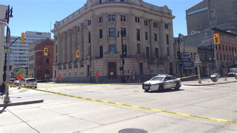 Portage Ave Garry St Reopened After Being Closed Down For A