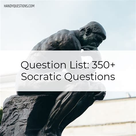 350 Examples Of Good Socratic Questions