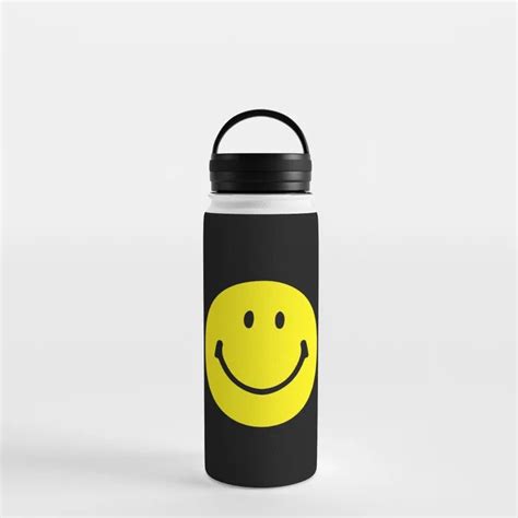 Smiley Face Water Bottle Water Bottle Bottle Insulated Stainless