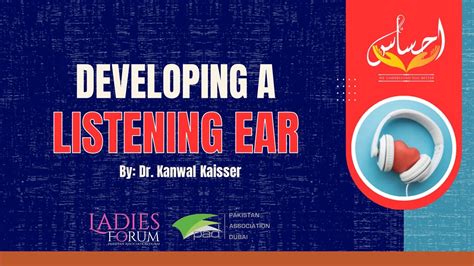 Developing A Listening Ear Youtube