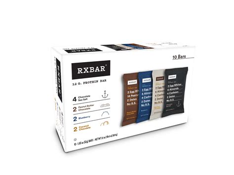 Rxbar Protein Bars Variety Pack 10ct Brickseek