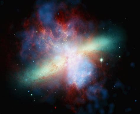 Cigar Galaxy M82 Composite Image Photograph By Jpl
