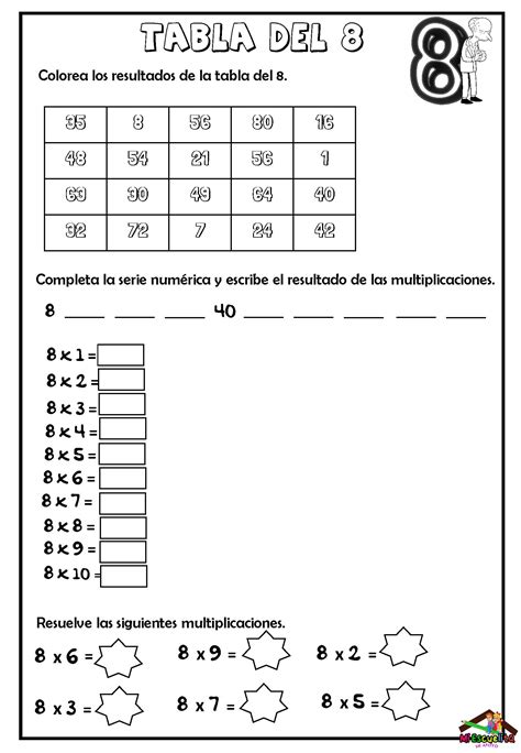 Cuaderno Tablas De Multiplicar Con Ejerciciospagina16 Imagenes