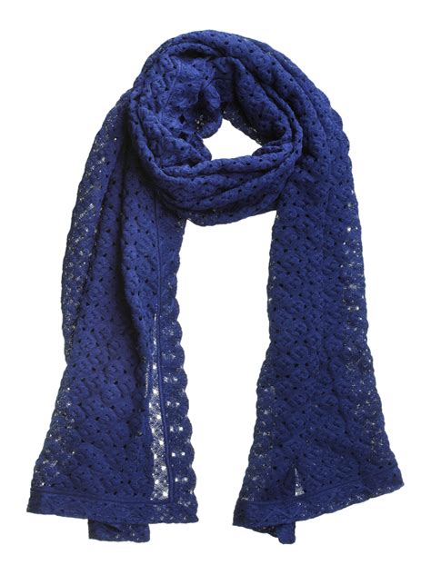 Blue Scarf Designs And Patterns World Scarf