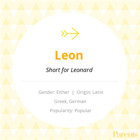 Leon Names With Meaning Baby Names Names