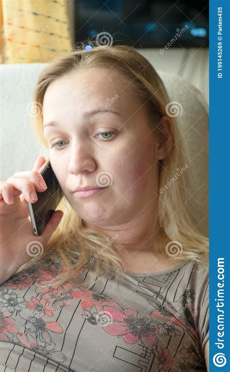 Close Up Of Shocked Woman Hearing Bad News Over Phone Scared Female Amazed By Negative Message