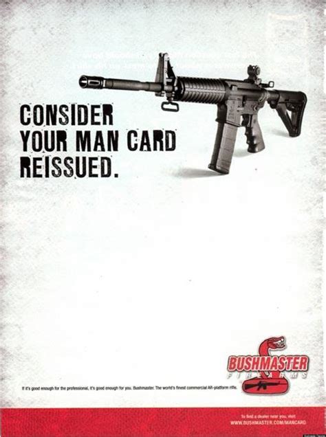 Bushmaster Rifle Ad Reminds Us To Ask More About Masculinity And Gun