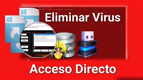 2 formas eliminar virus acceso directo en memoria usb y pc youtube