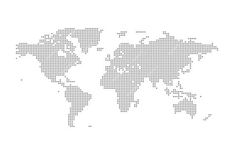 Premium Vector Grey Political World Map Vector Isolated Illustration