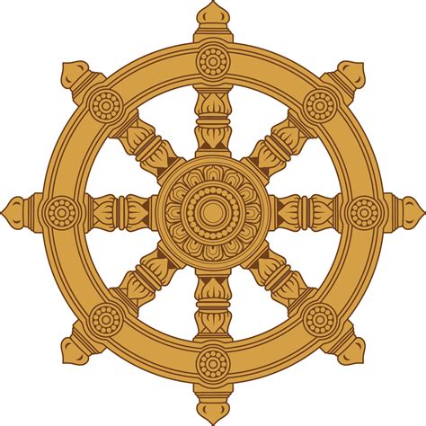 Wheel Of Dharma Clipart Preview Buddha Wheel Des Hdclipartall The