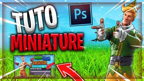 Tuto Miniature Fortnite Photoshop Cc 2017 Youtube