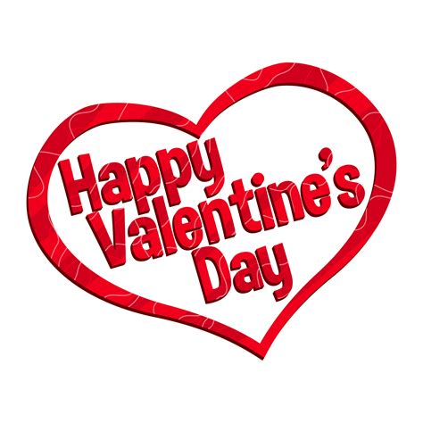 Happy Valentines Day Heart 552221 Vector Art At Vecteezy