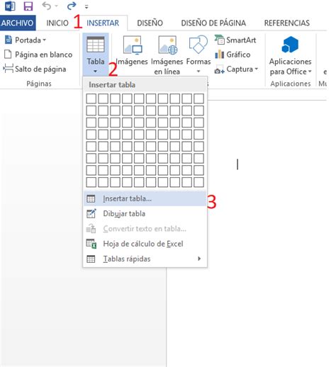 Tips Basicos De Microsoft Word 2010 ¿cómo Puedo Insertar Una Tabla Con