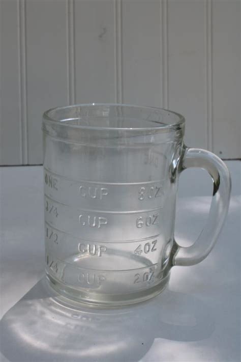 Vintage Hazel Atlas Measuring Cup Or Beater Jar Depression Glass