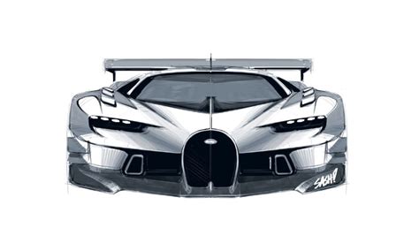 Bugatti Vision Gran Turismo Sketch By Sasha Selipanov Car Design Sketch