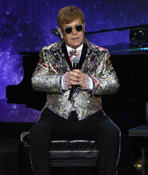 Elton Johns Best Style Moments During His 50 Years On Stage London