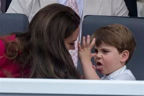 Hilarious Photos Show Cheeky Prince Louis Trying To Stop Mum Kate Middleton Talking And Blowing