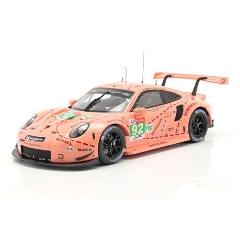 Porsche 911 Rsr 92 Vainqueur De La Classe Lmgte Pink Pig 24h Le Mans