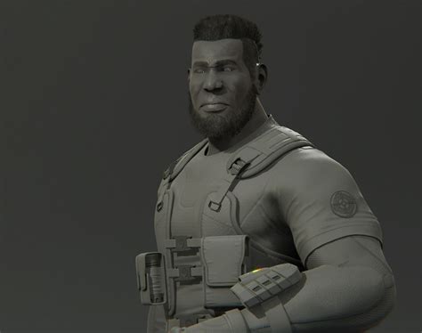 Desert Soldier Real Time Character By Kashif C Riley · 3dtotal · Learn Create Share