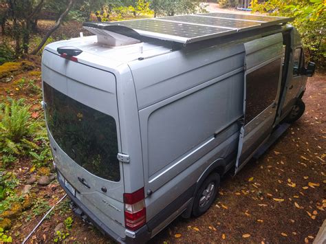Mounting Solar Panels To The Roof Of A Van Sprinter Adventure Van