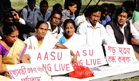 Aasu Demonstration To Protest Against Detoriating Law And Order