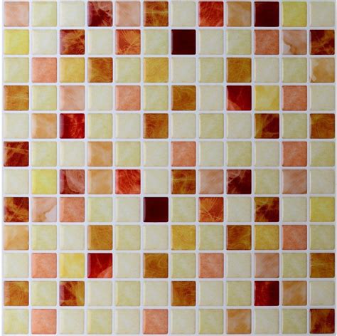 Shop inhome sea glass peel and stick backsplash tiles in the wall decals department at lowe's.com. Backsplash tile adhesive lowes peel and stick tile ...