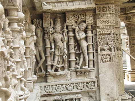 Rani Ki Vav Most Of The Sculpture Are In Devotion To Vishnu In The