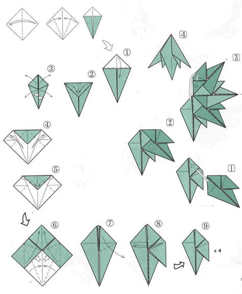 Origami Ideas Step By Step Origami Christmas Tree Instructions