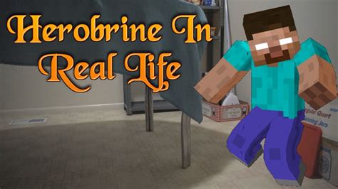 Herobrine In Real Life Minecraft Youtube