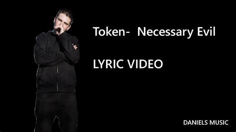 Token Necessary Evil Lyric Video Youtube