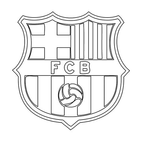 Fc Barcelona Logo Kleurplaat Gratis Kleurplaten Printen Of Opslaan