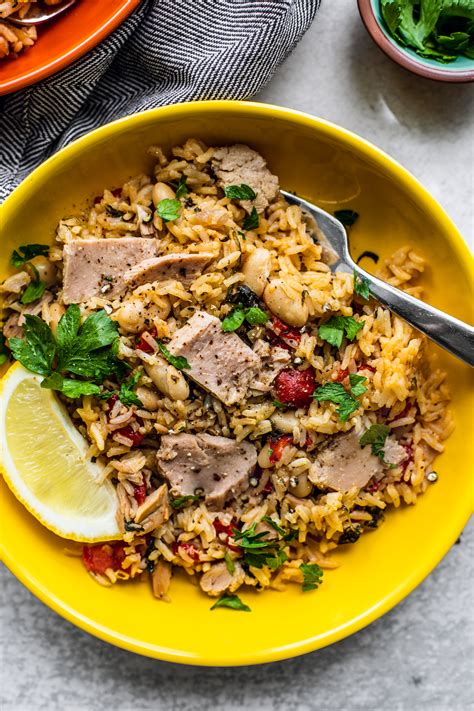 Mediterranean Instant Pot Rice With Tuna Killing Thyme