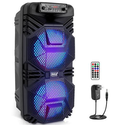 Pyle Bluetooth Pa Speaker System 600w Rechargeable Outdoor Bluetooth
