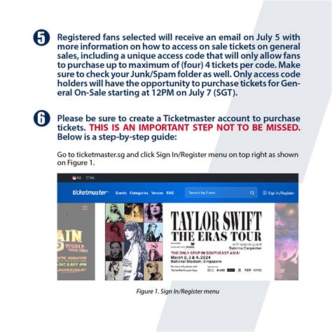 Ticketmaster Taylor Swift Singapore