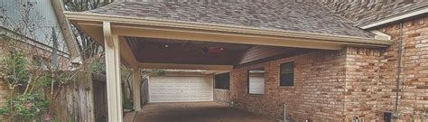 Covered Patio With Carport In Katy Tradition Outdoor Living