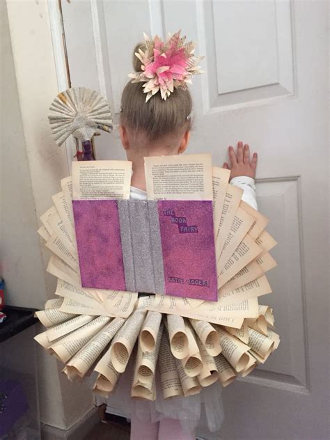 Book Fairy World Book Day Diy Kids Fun Costume Book Fairy Costume Book