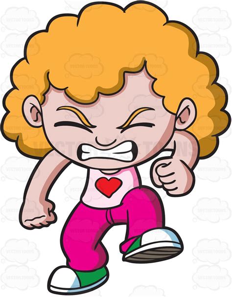 Angry Little Girl Clipart Free Download On Clipartmag