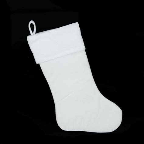 Buy velvet christmas stockings and get the best deals at the lowest prices on ebay! 19" Traditional Solid White Velvet Christmas Stocking ...