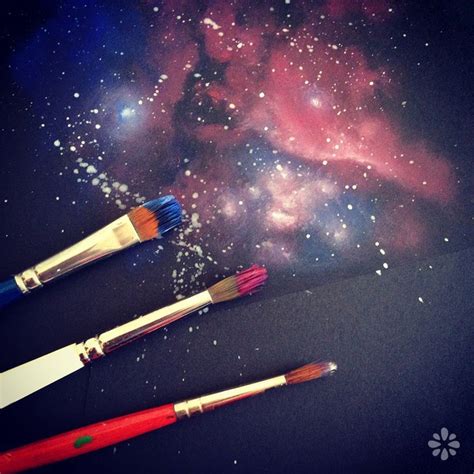 Pin By Raeann Zhang On Style Style Galaxy Painting Painting Tutorial