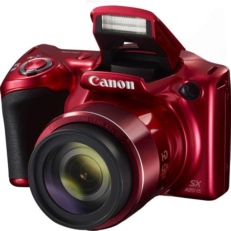 Canon Powershot Sx420 Is Red With 42x Optical Zoom And Builtin Wifi