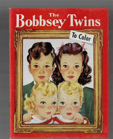 Vintage Bobbsey Twins Coloring Book 1946 Laura Lee Hope Mary And Wallace