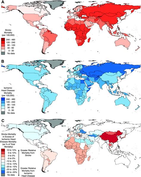 Global Variation In The Relative Burden Of Stroke And