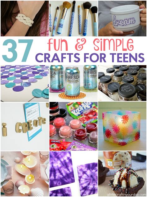 37 Fun And Simple Teen Crafts A Little Craft In Your
